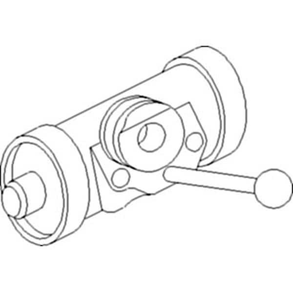 Aftermarket 6711-2604 New Right Hand Slave Cylinder for Zetor 3320 3340 4320 4340 4712 + BRL40-0018 - main